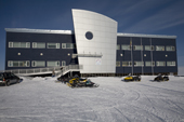 The Tummivut Building, for local administration. Igloolik. Nunavut. Canada. 2008