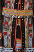 A detail of a traditional Even woman's dress in the museum at Evensk. Magadan Region, Eastern Siberia, Russia. 2006