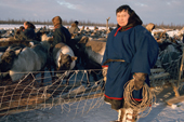 Dmitri Khorolya, a Nenets man from the Yamal Peninsula. Western Siberia, Russia