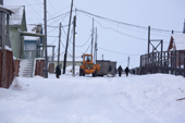 The gas workers' village of Sabetta near Tambey. Yamal Peninsula, Western Siberia, Russia